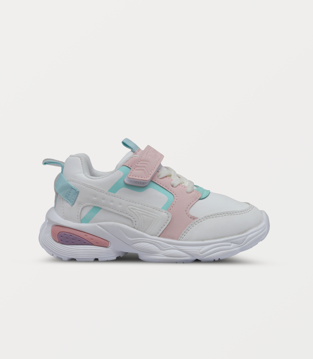 KG0176 WHITE Girls Jogger Borjan