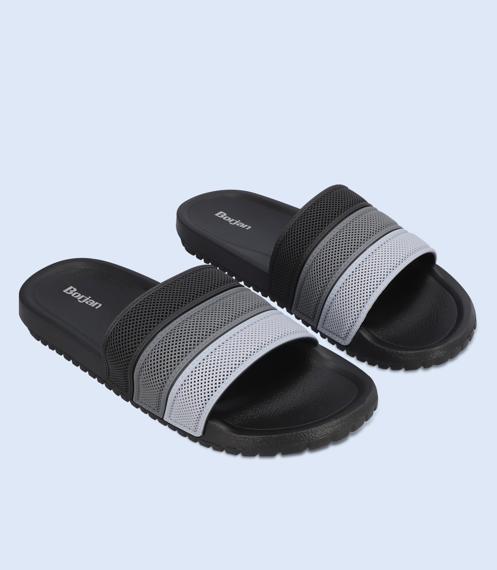 Men Slipper-BLACK