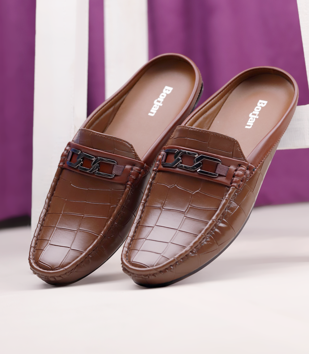 Mens mule loafers deals