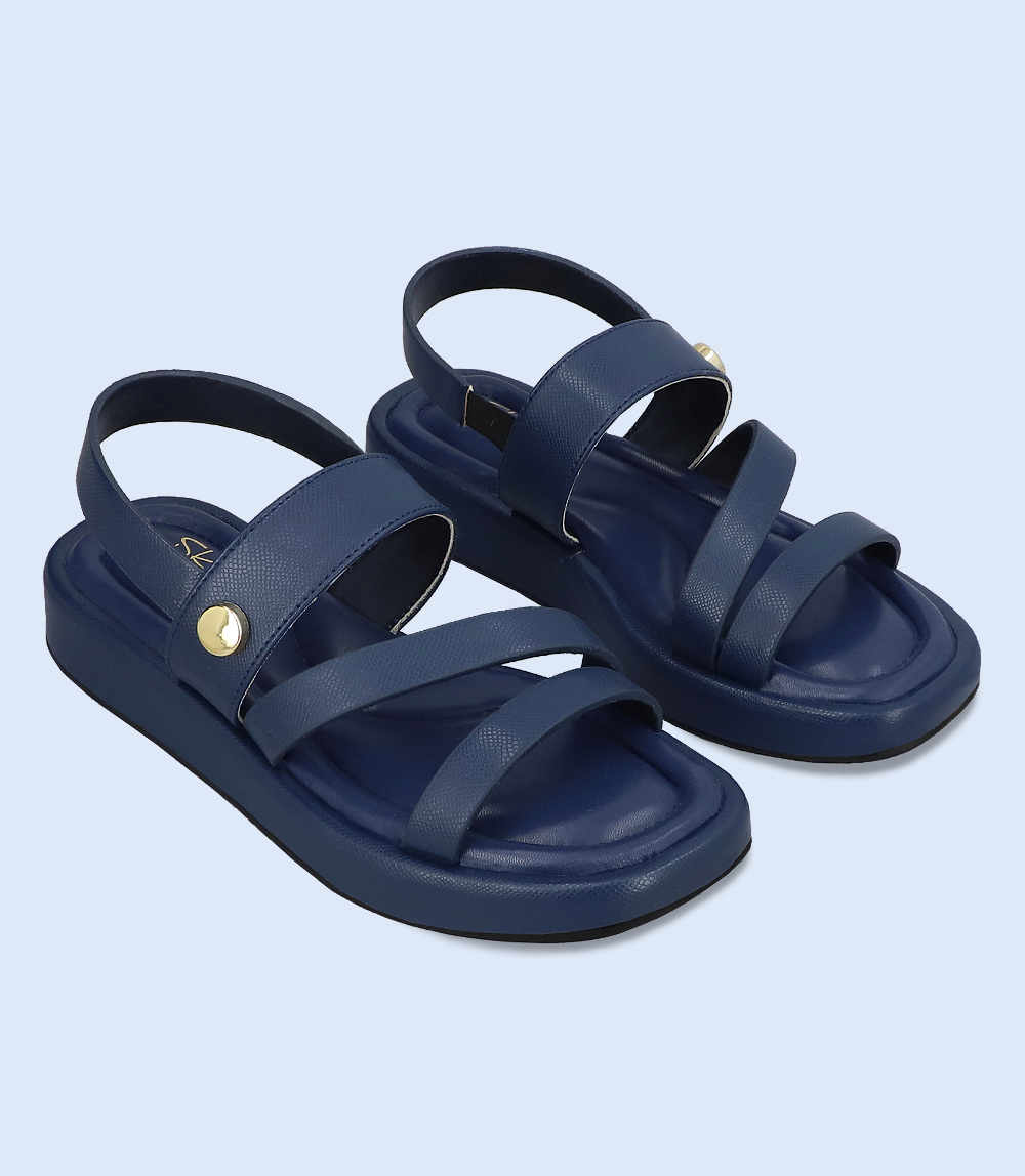 BW6308 NAVY Women Comfort Sandal Borjan