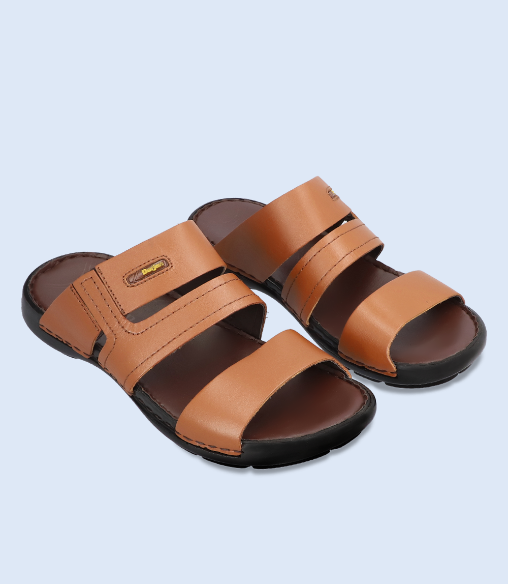 BM5827 TAN Men Slipper Borjan