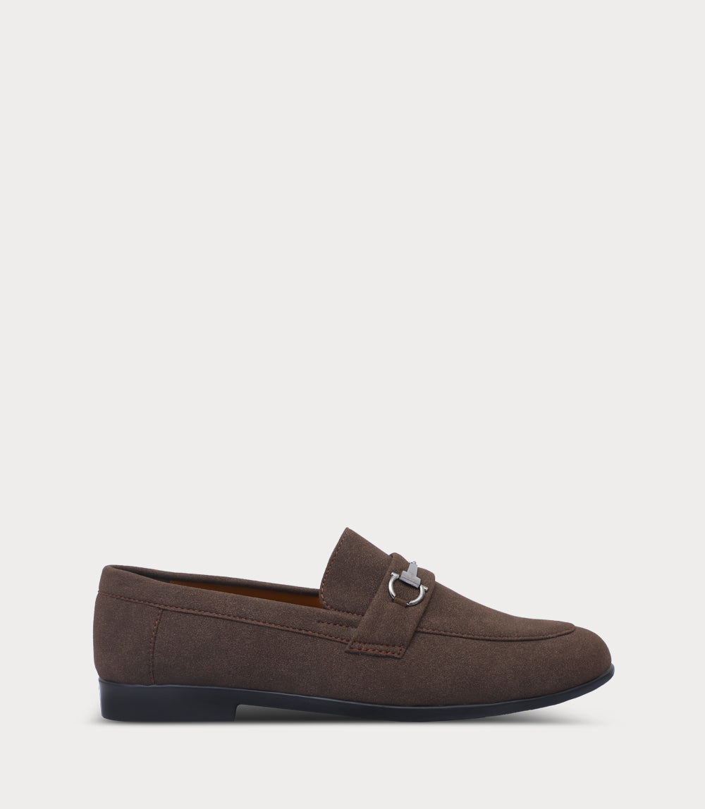 Men Slip On-BROWN