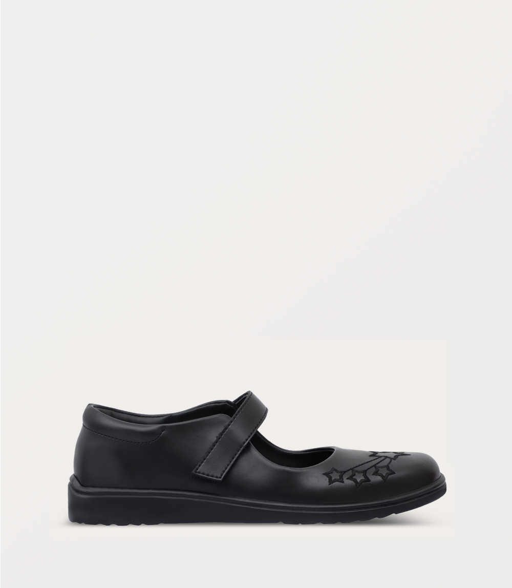 Girl School Shoes-BLACK