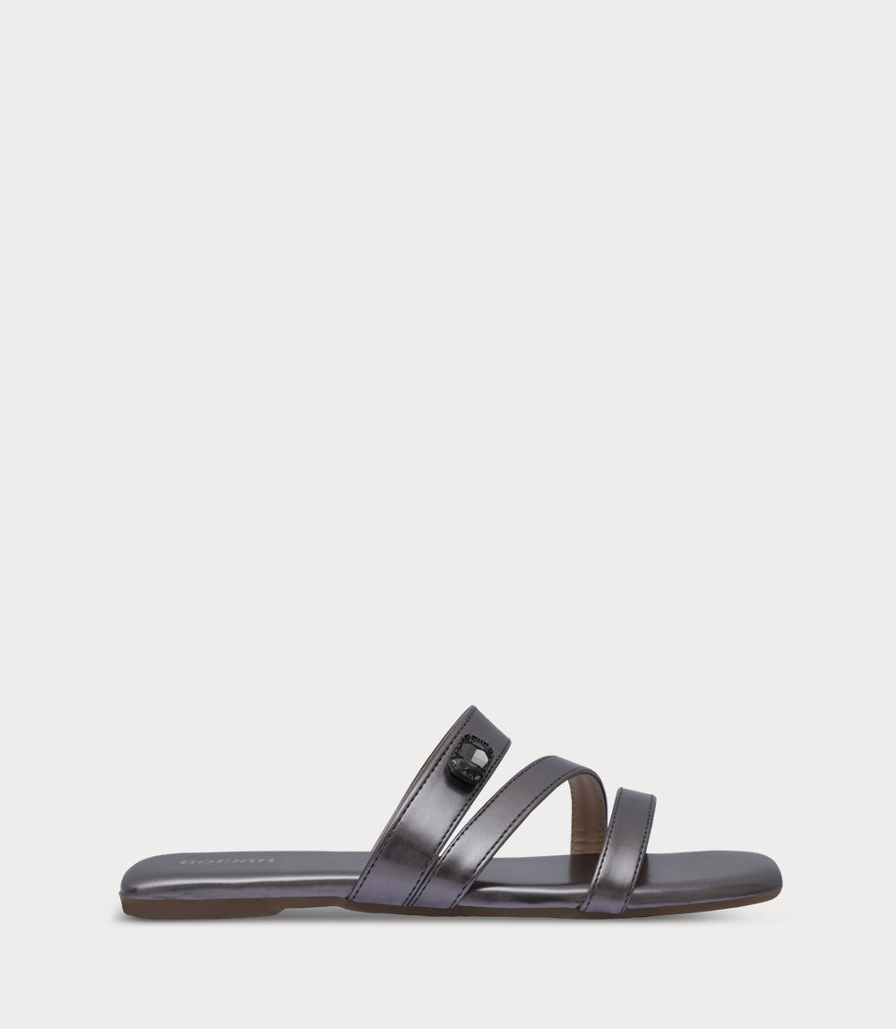 Women Slipper-PEWTER