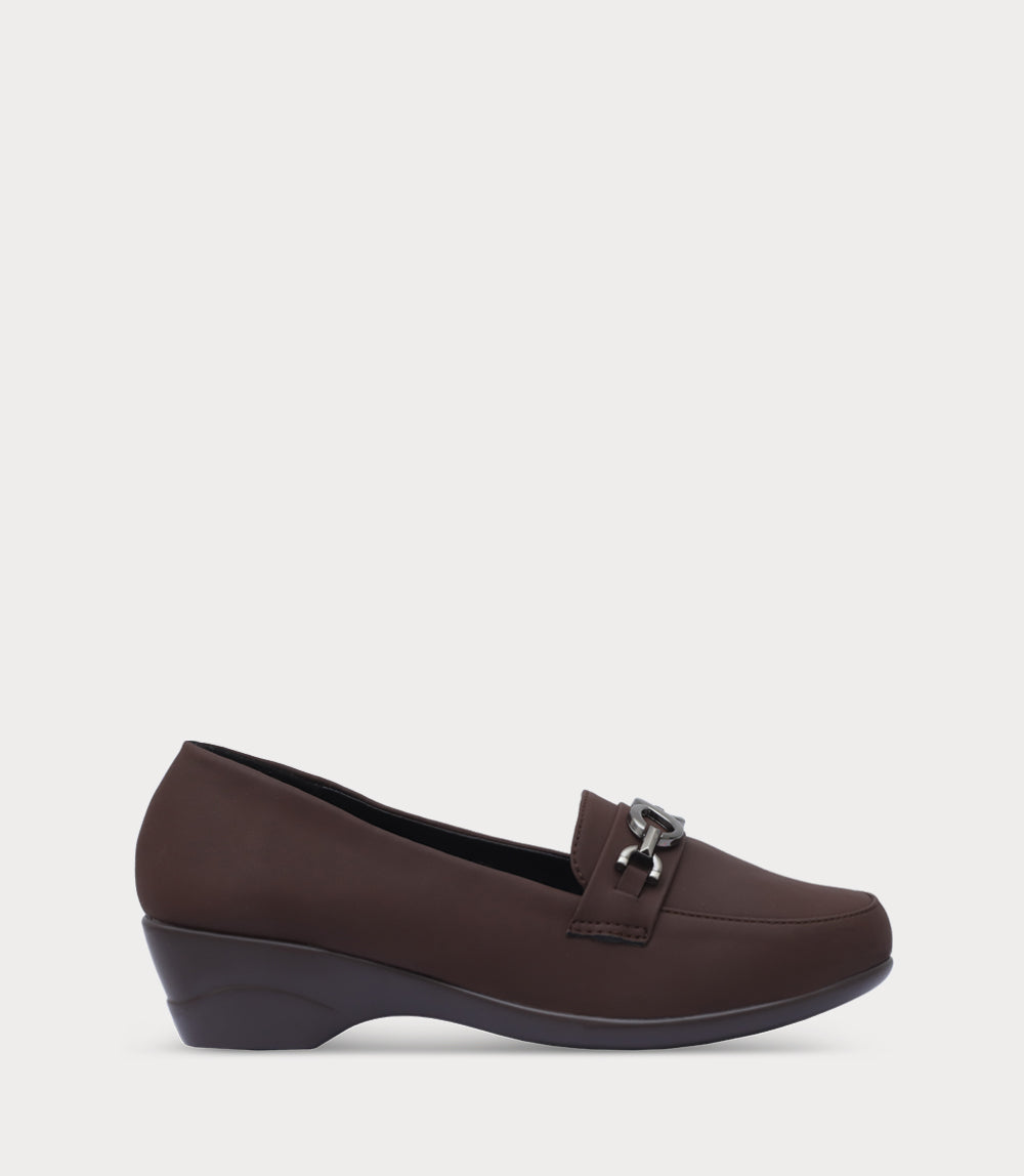 Women Moccasin-DARK BROWN