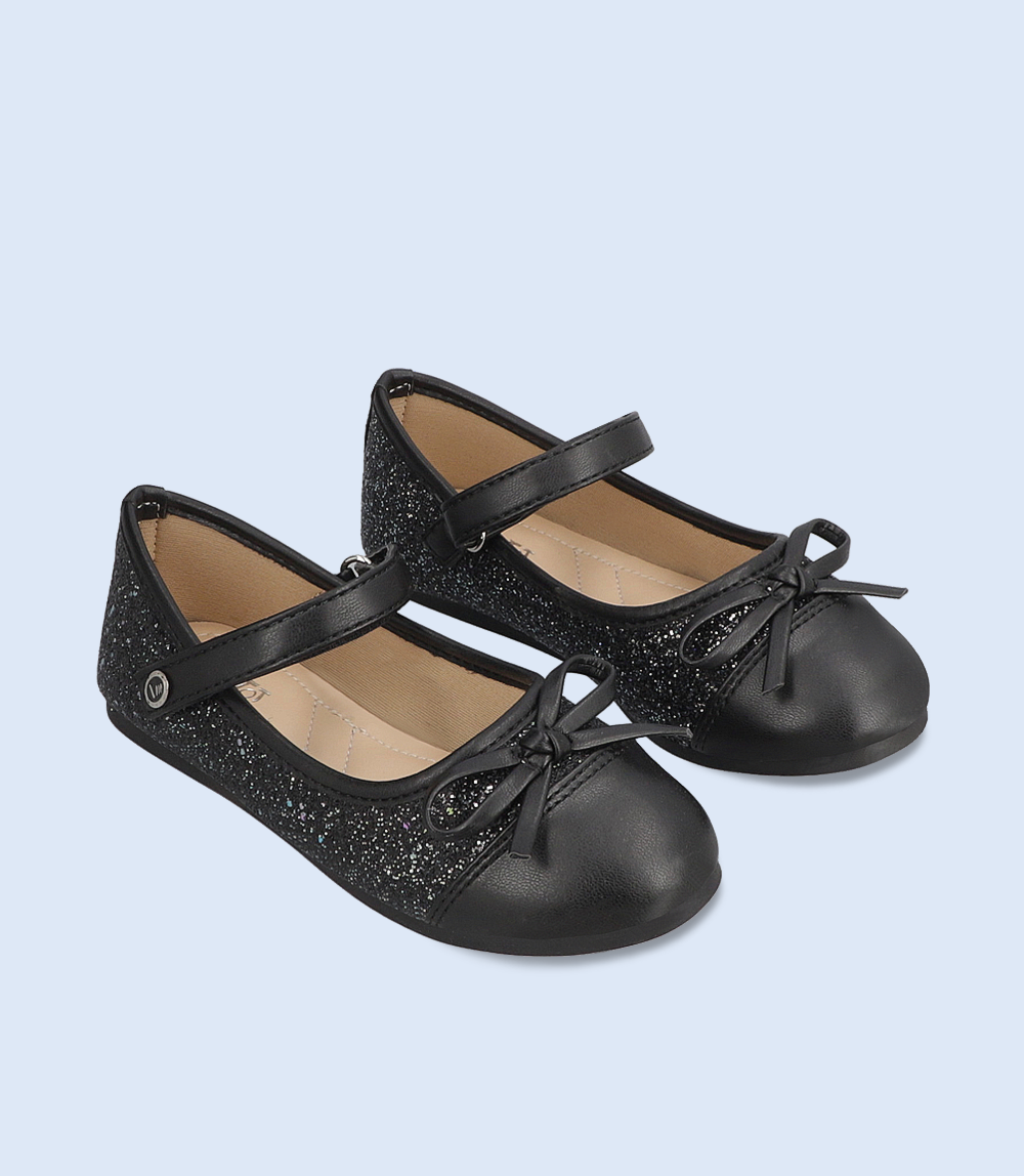 KG0184 BLACK Girls Pump Borjan