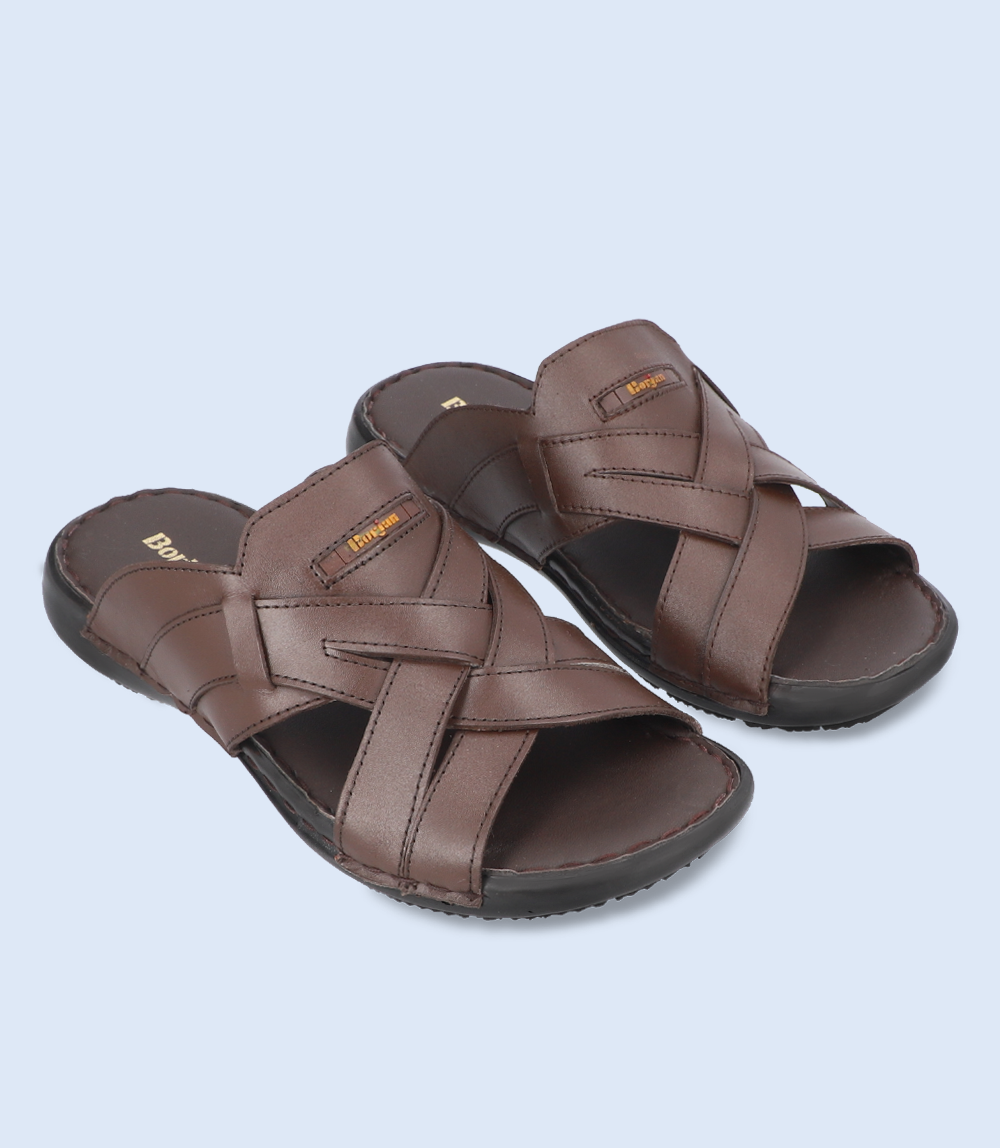 BM5670 COFFEE Men Slipper Borjan