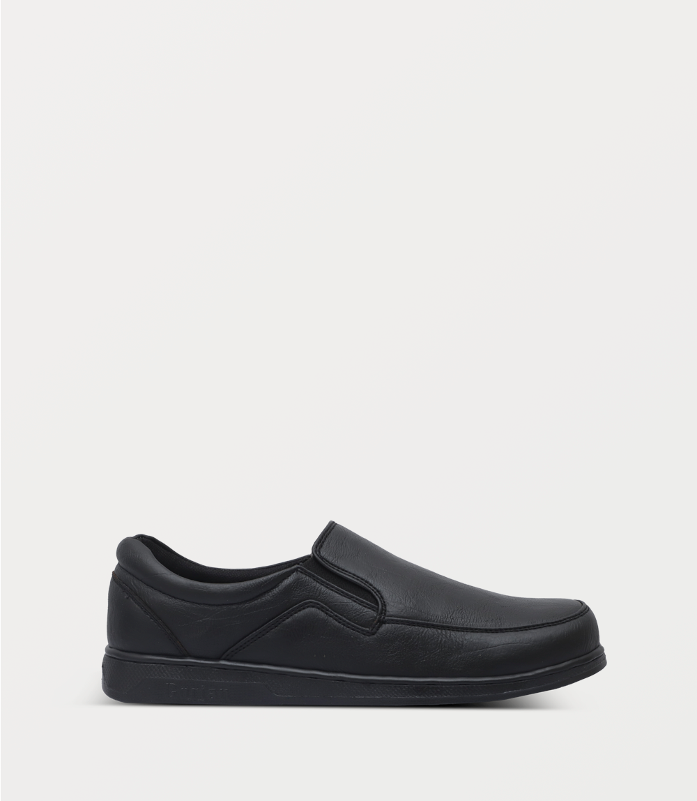 Men Slip On-BLACK