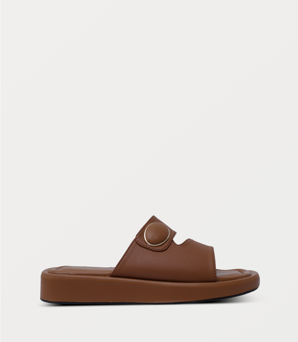 Women Comfort Slipper-TAN