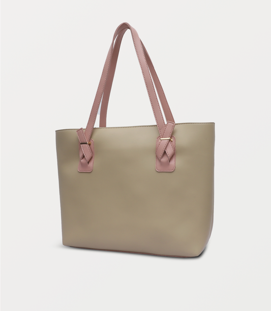 Women Shoulder Bag-BEIGE