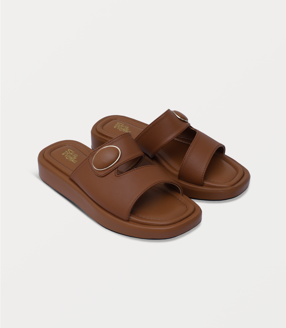 Women Comfort Slipper-TAN