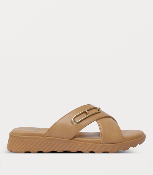 Women Comfort Slipper-MUSTARD