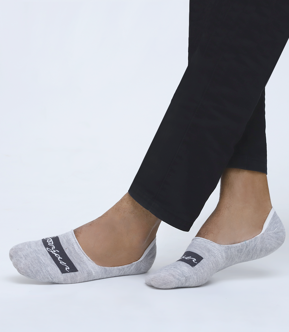 Men Socks-GREY/WHITE