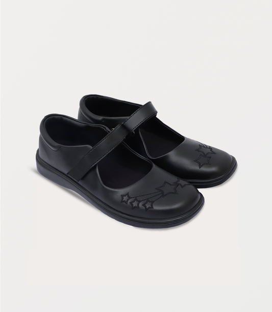 Girl School Shoes-BLACK