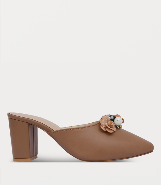Women Mule-BEIGE
