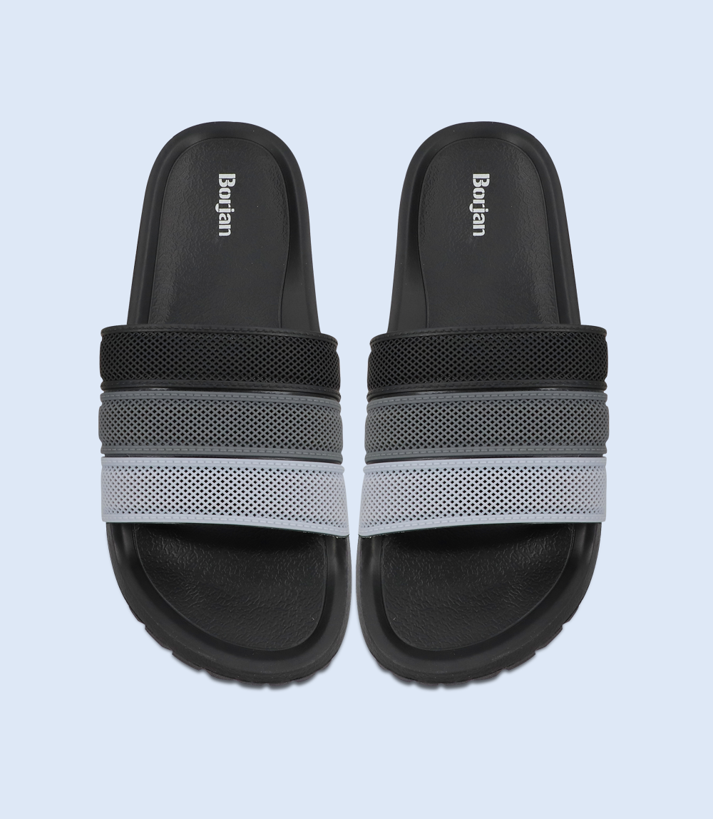 Men Slipper-BLACK