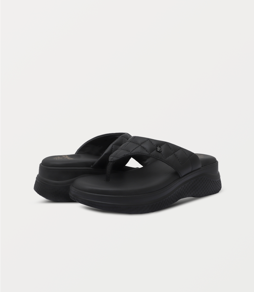 Women Chappal-BLACK