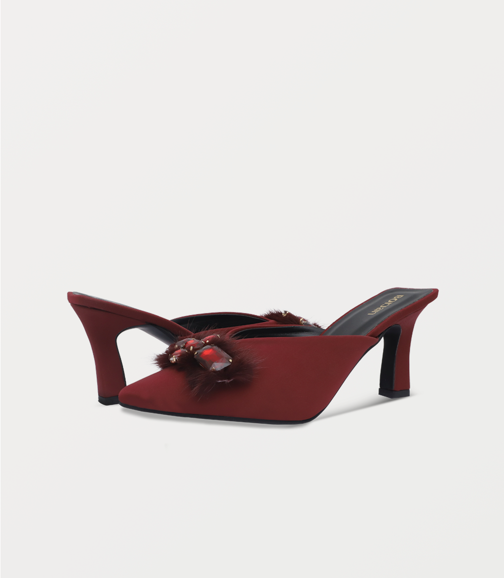 Women Mule-MAROON