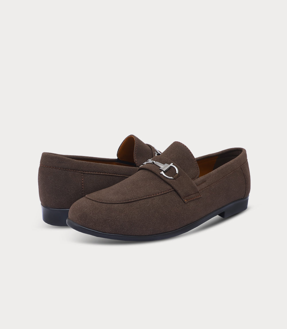 Men Slip On-BROWN