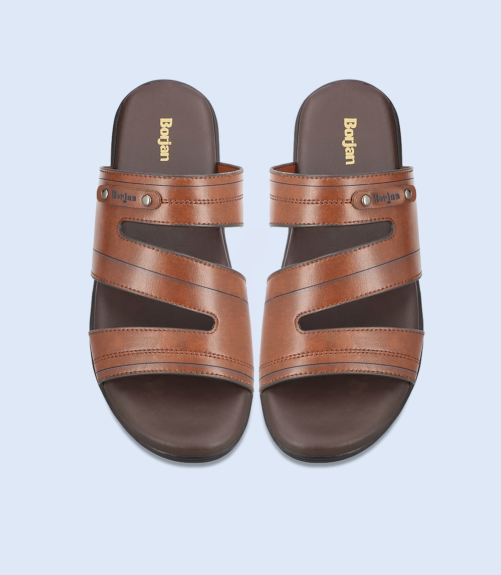 Men Slipper-BROWN