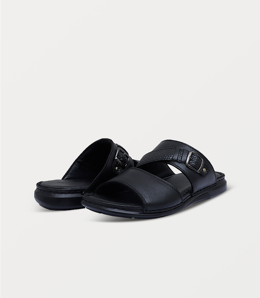 Men Slipper-BLACK