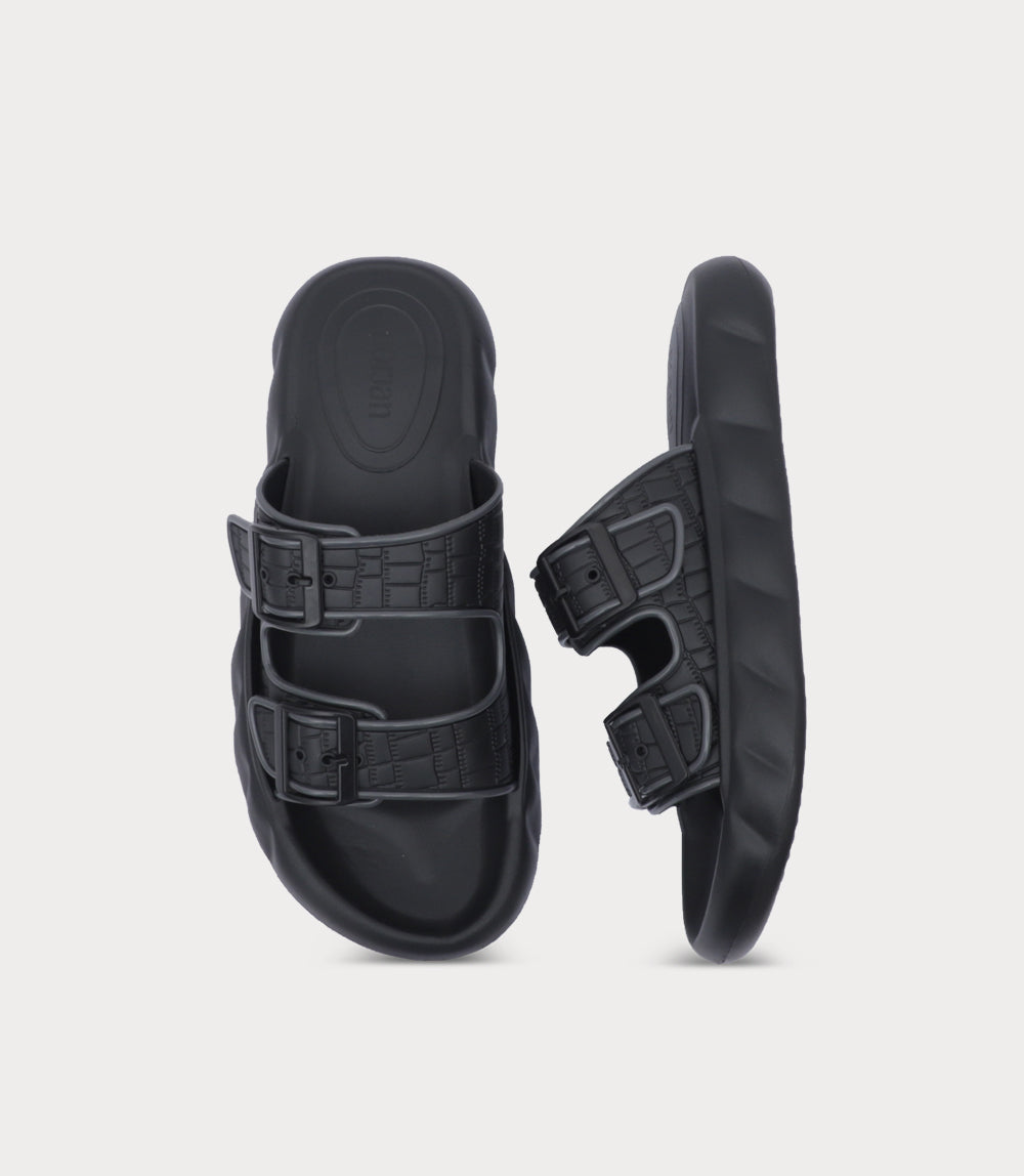 Men Slipper-BLACK