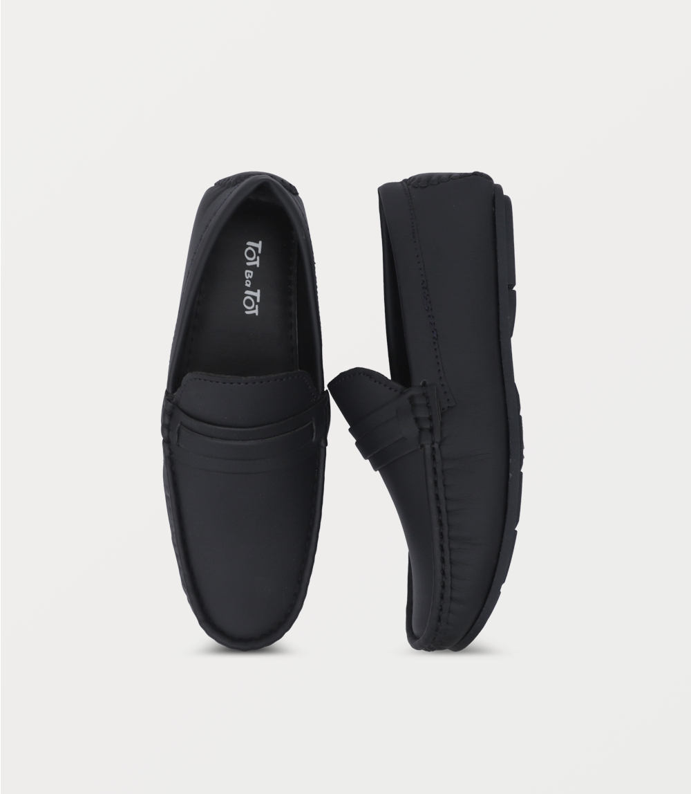 Boy Moccasin-BLACK