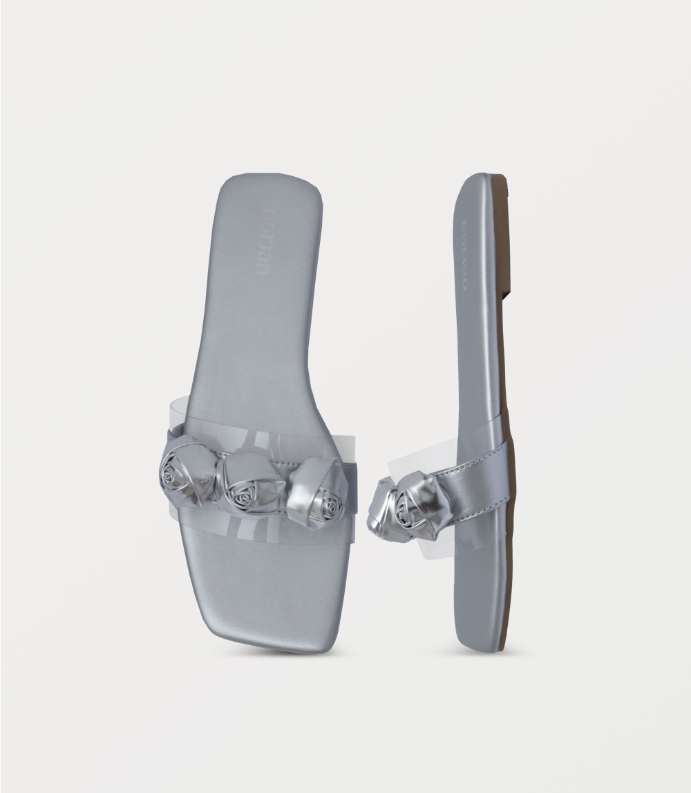 Women Slipper-SILVER