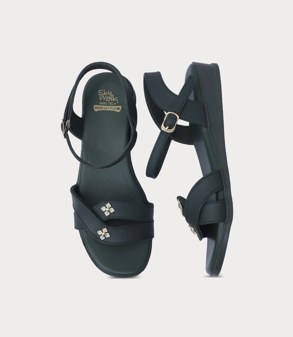 Women Comfort Sandal-GREEN