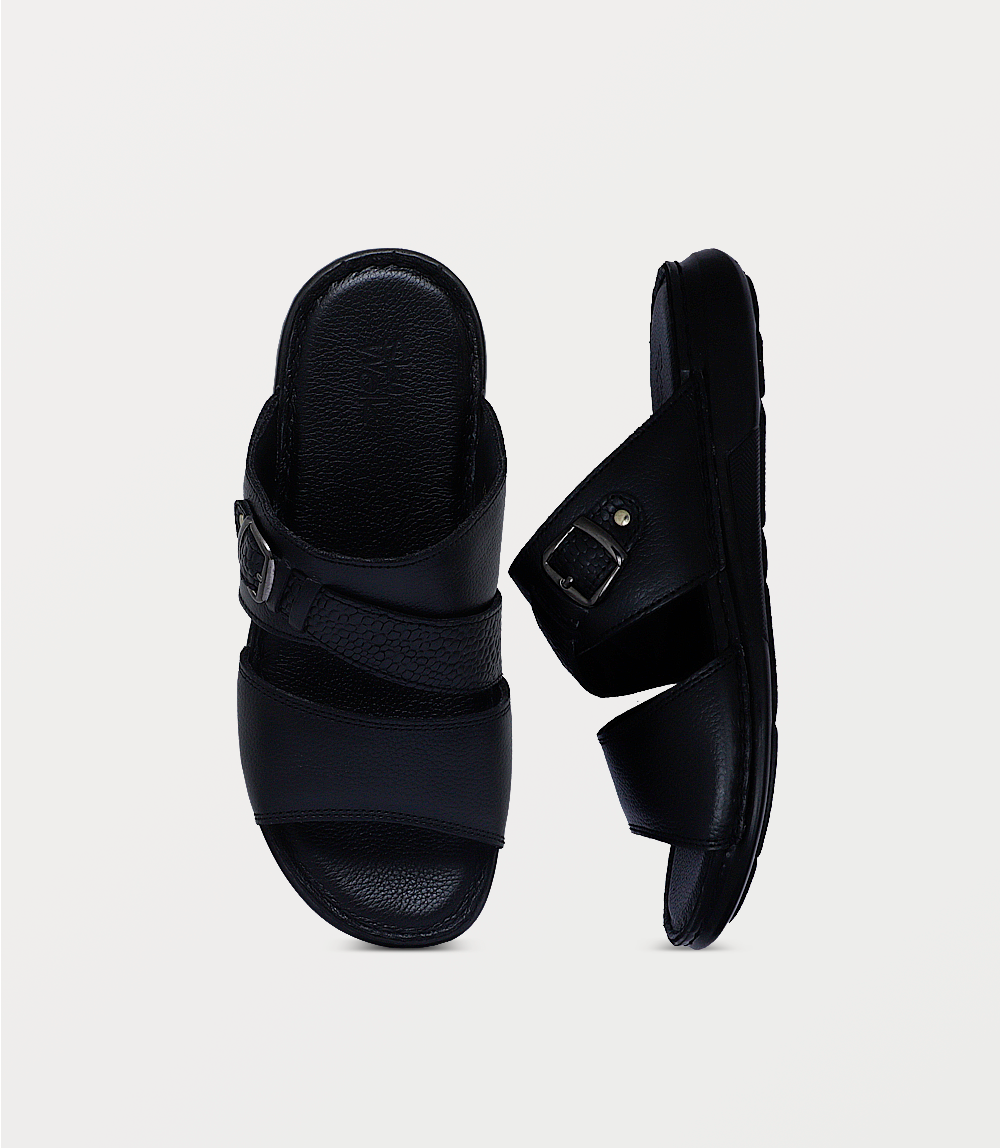 Men Slipper-BLACK