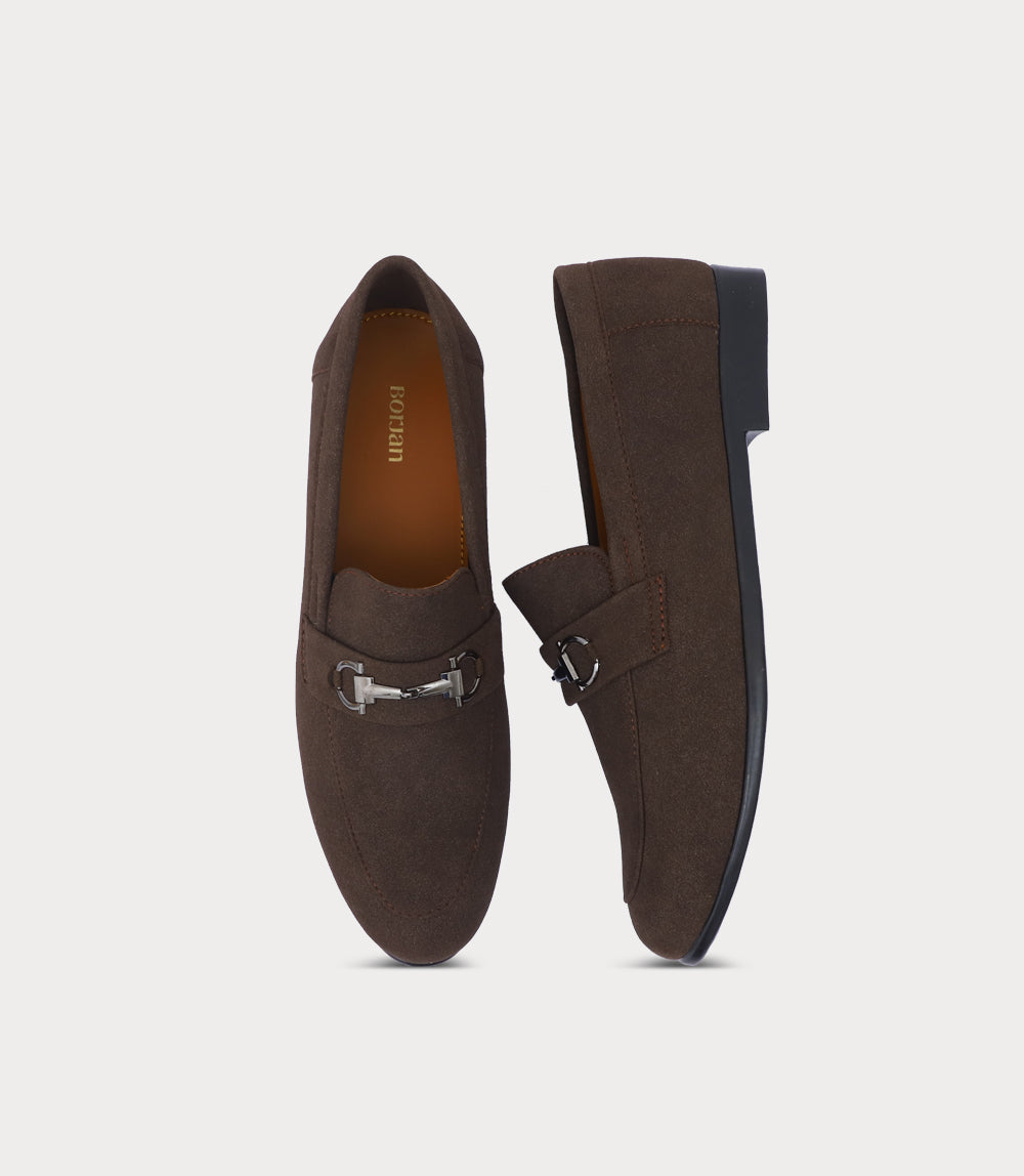 Men Slip On-BROWN