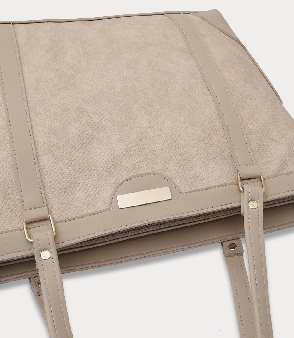 Women Shoulder Bag-BEIGE
