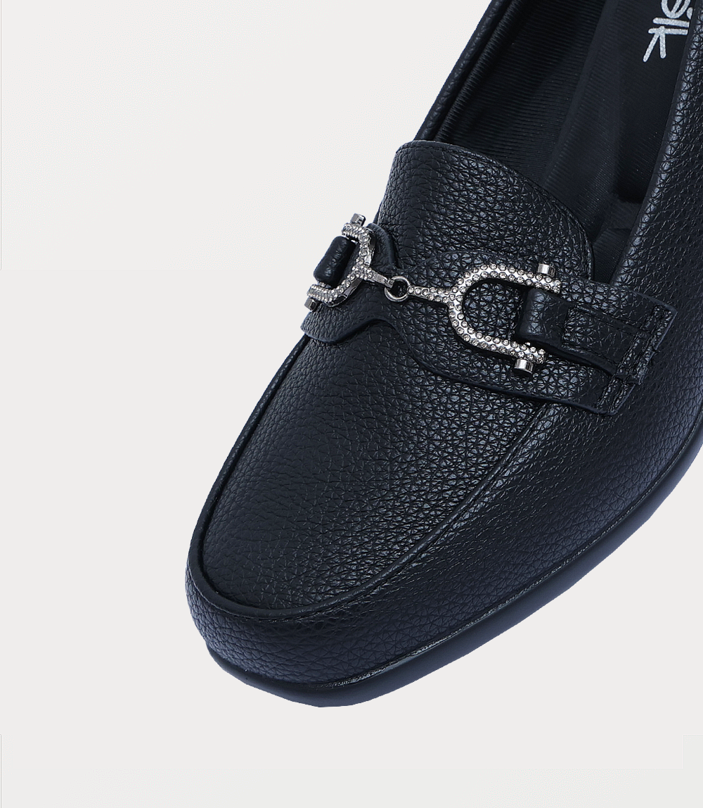 Women Moccasin-BLACK