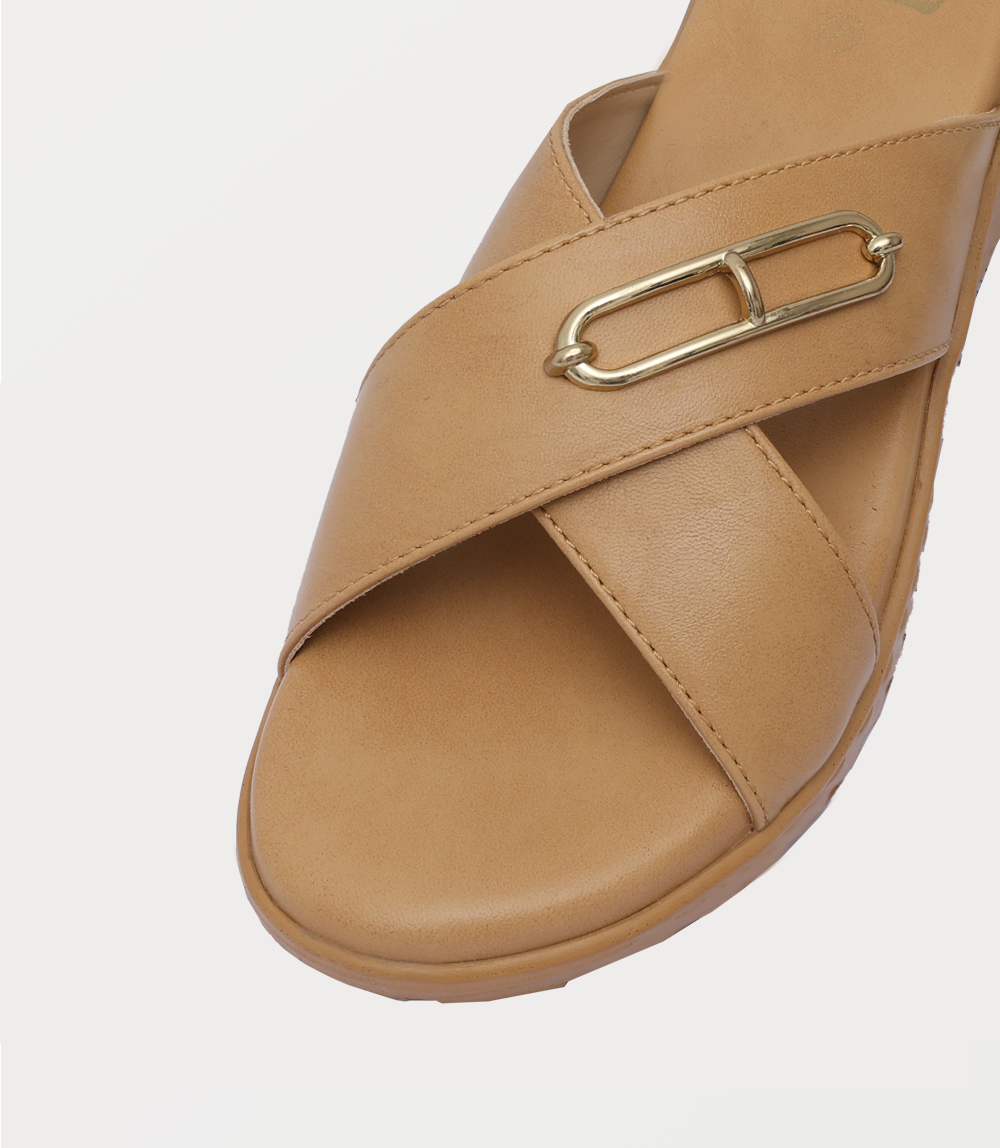 Women Comfort Slipper-MUSTARD