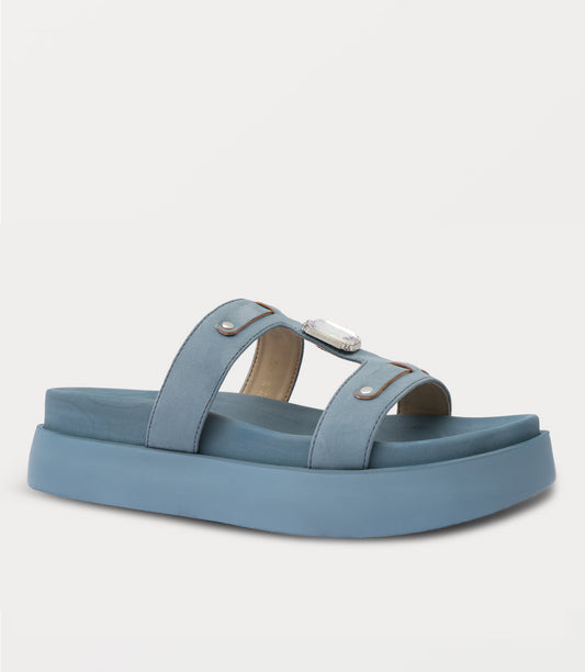 Women Comfort Slipper-LIGHT BLUE