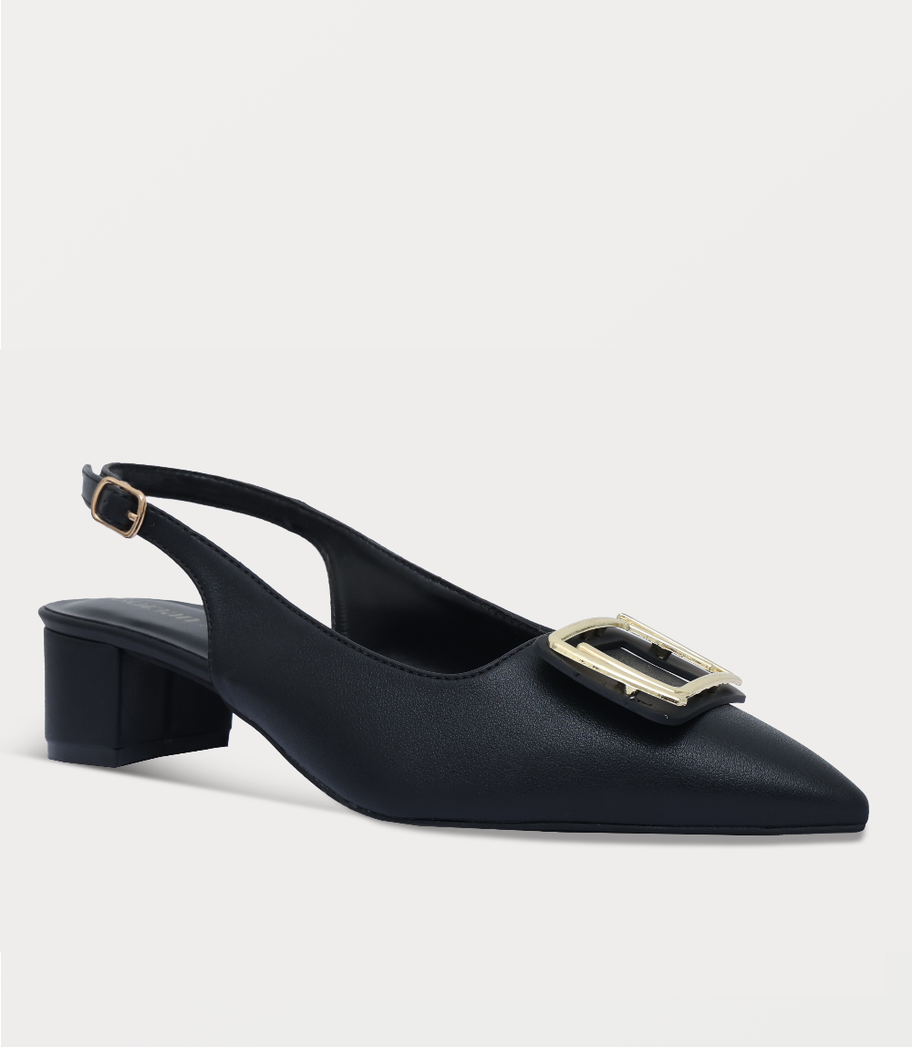 Women Sling Back-BLACK
