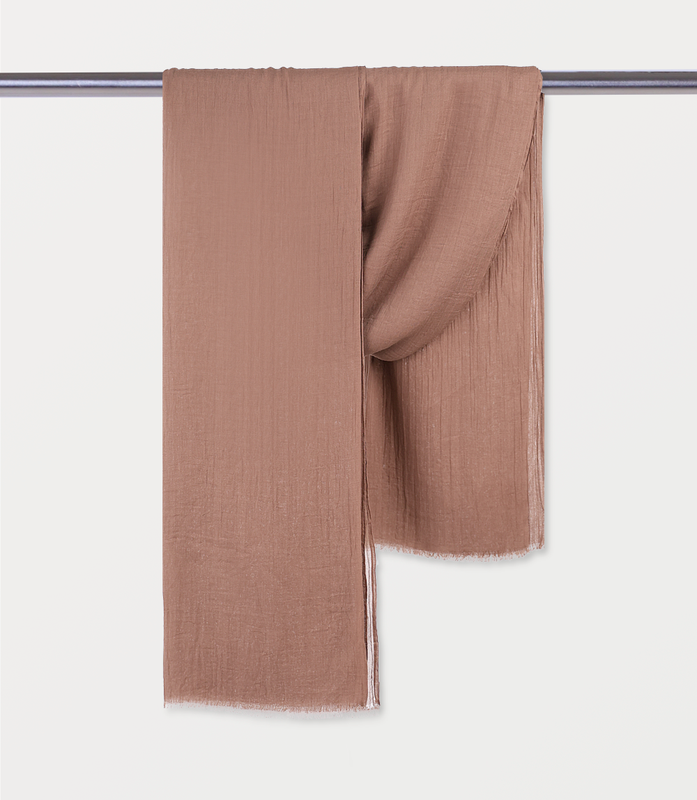 Women Scarf-L CHOCO