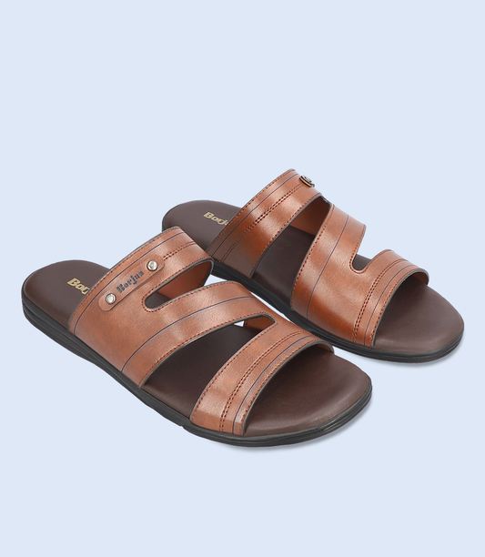 Men Slipper-BROWN