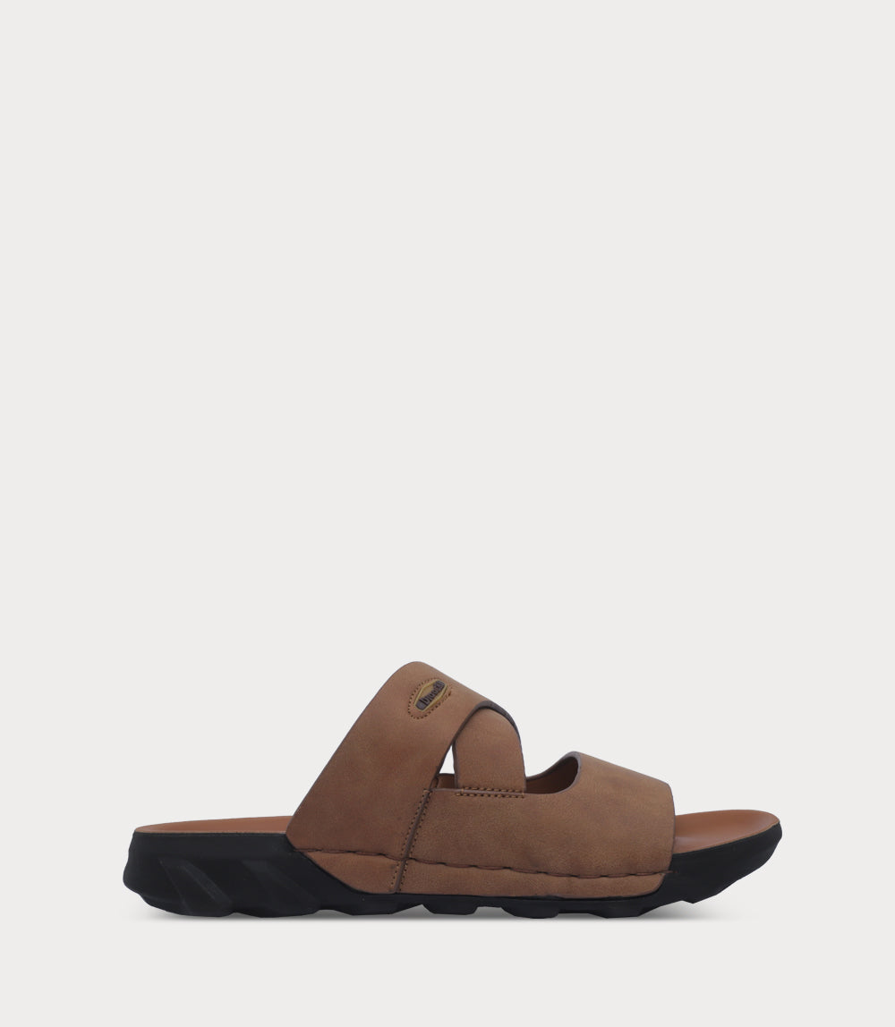 Men Slipper-BROWN