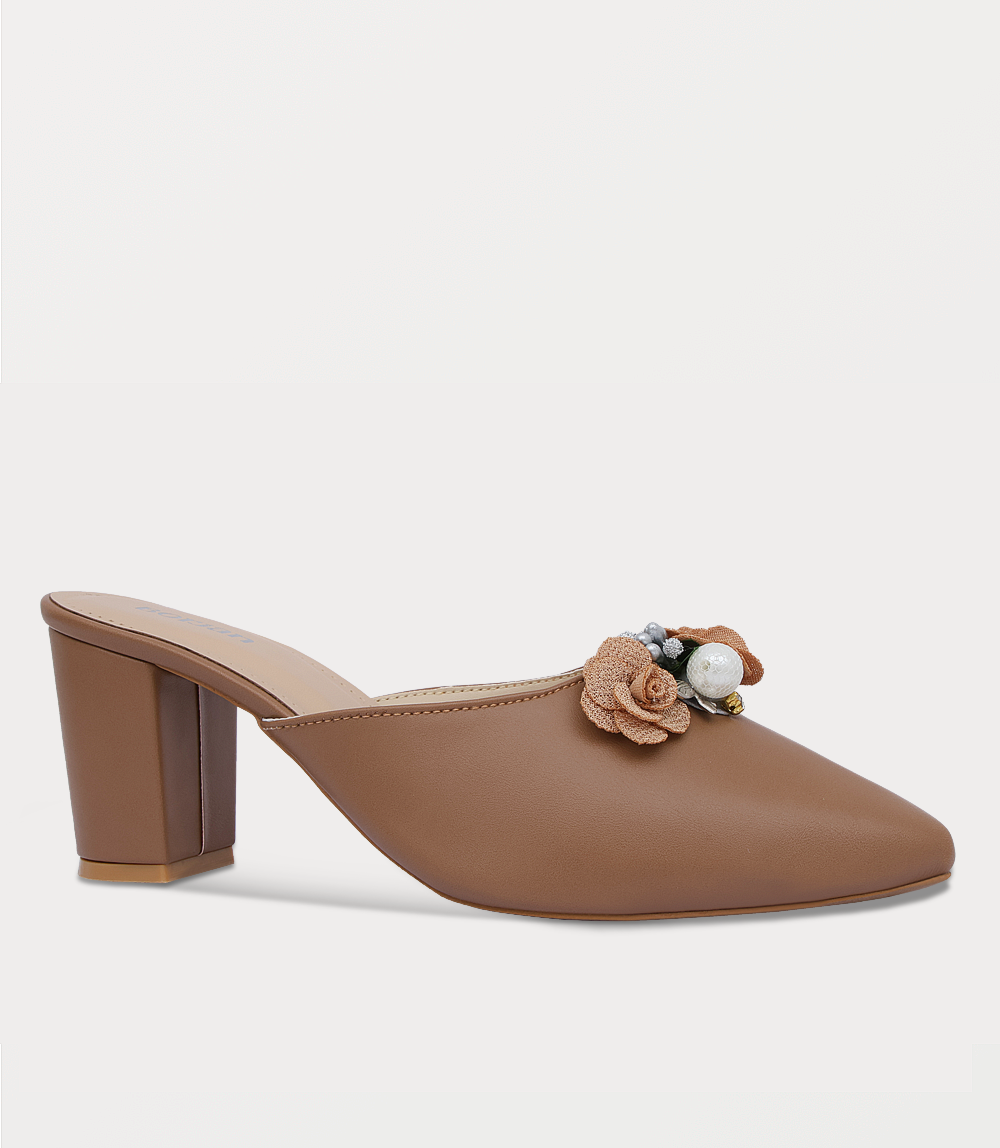 Women Mule-BEIGE