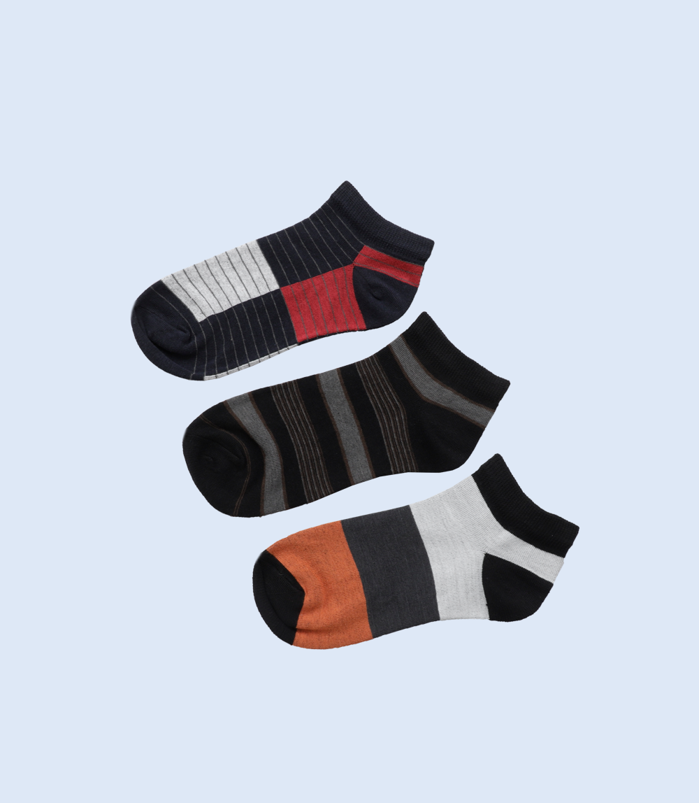 Ankle Men Socks-MULTY