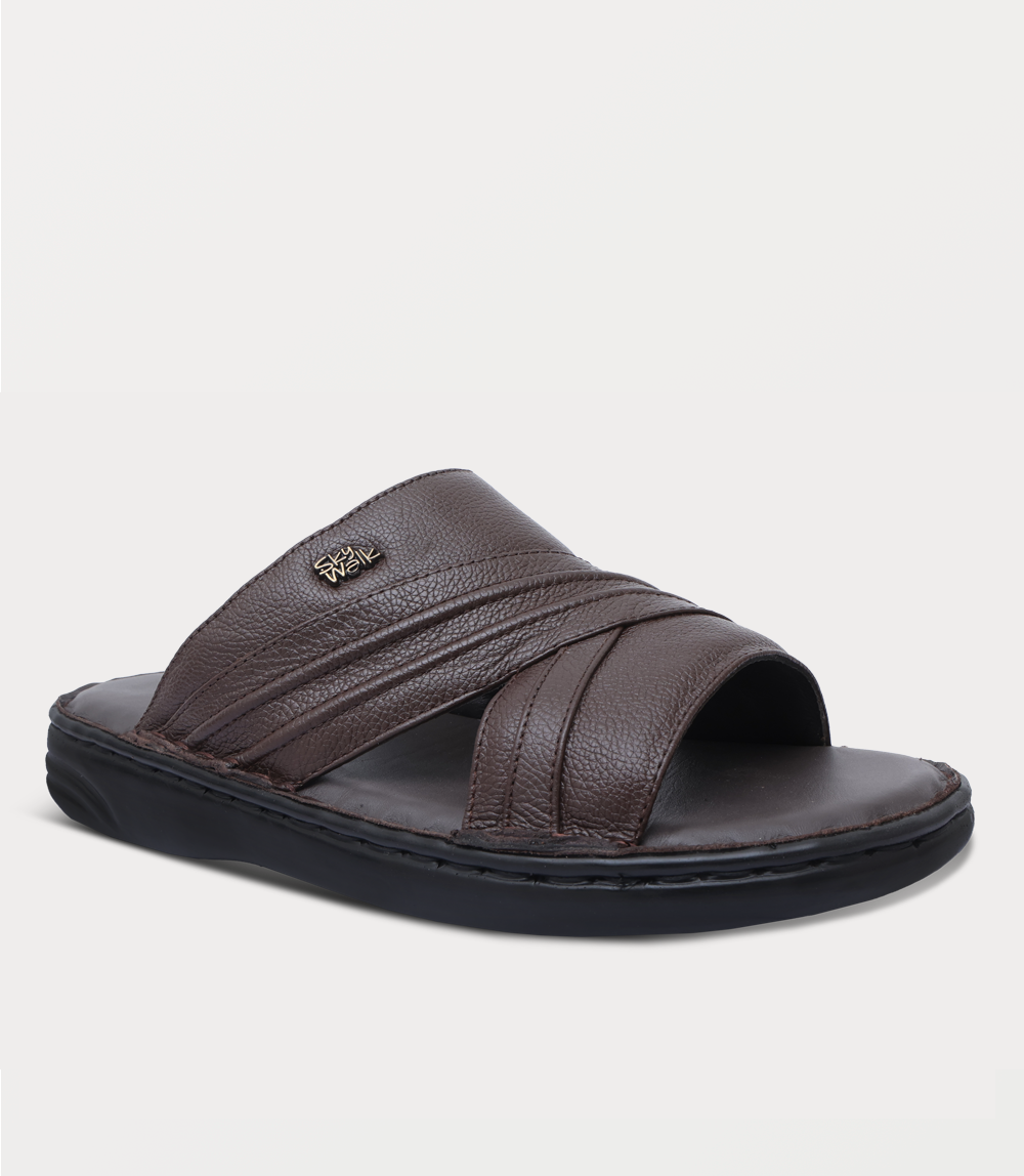 Men Slipper-BROWN