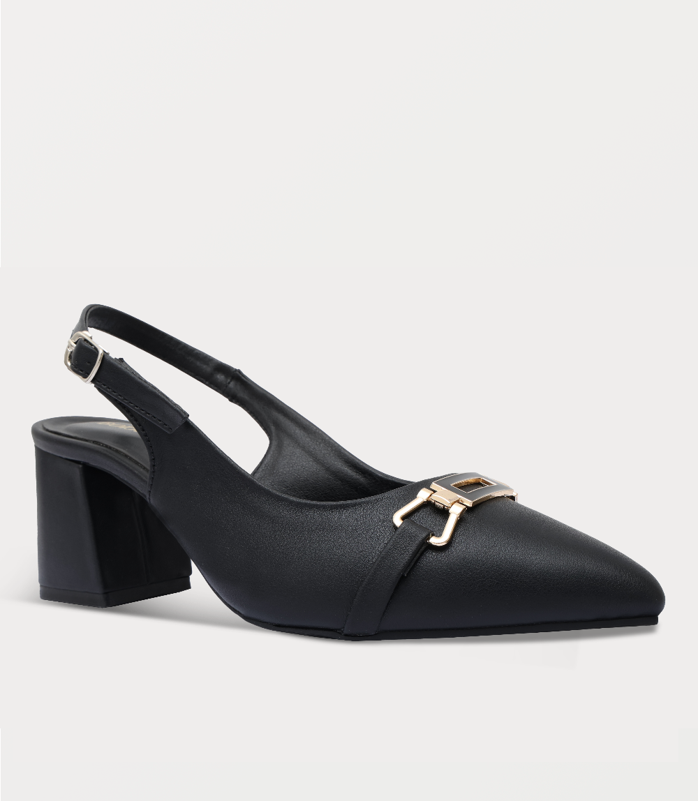 Women Sling Back-BLACK