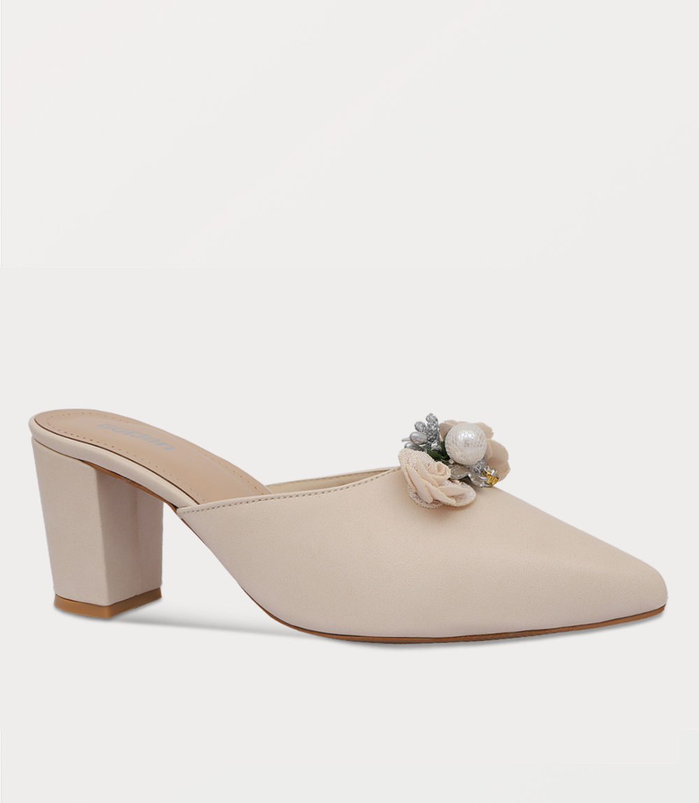 Women Mule-IVORY