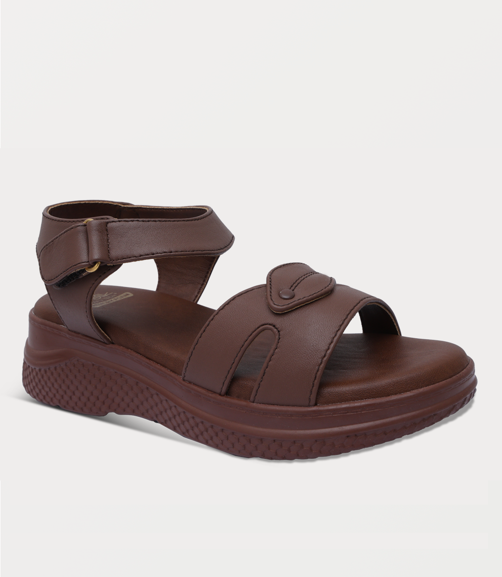 Women Comfort Sandal-BROWN