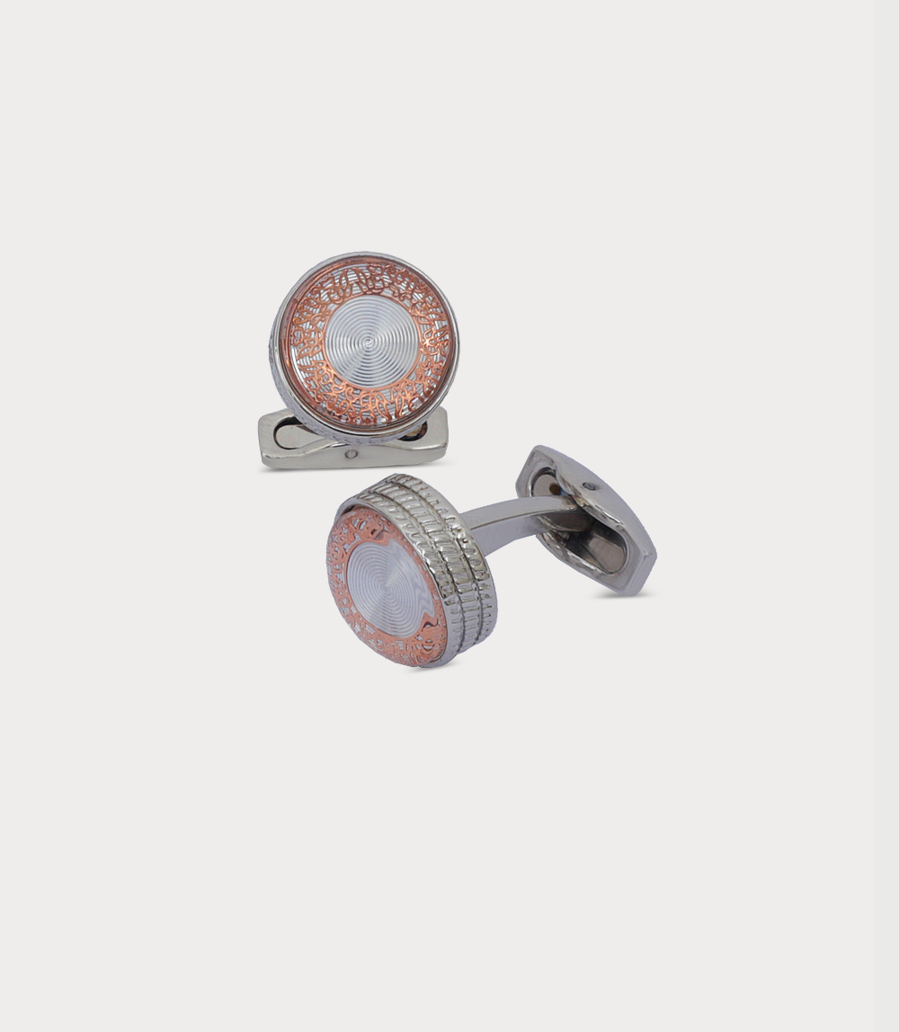 Men Cufflinks-PEACH