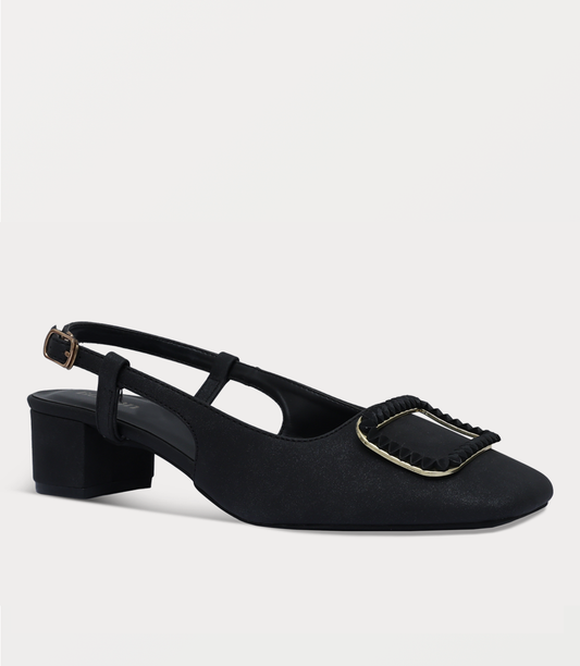 Women Sling Back-BLACK