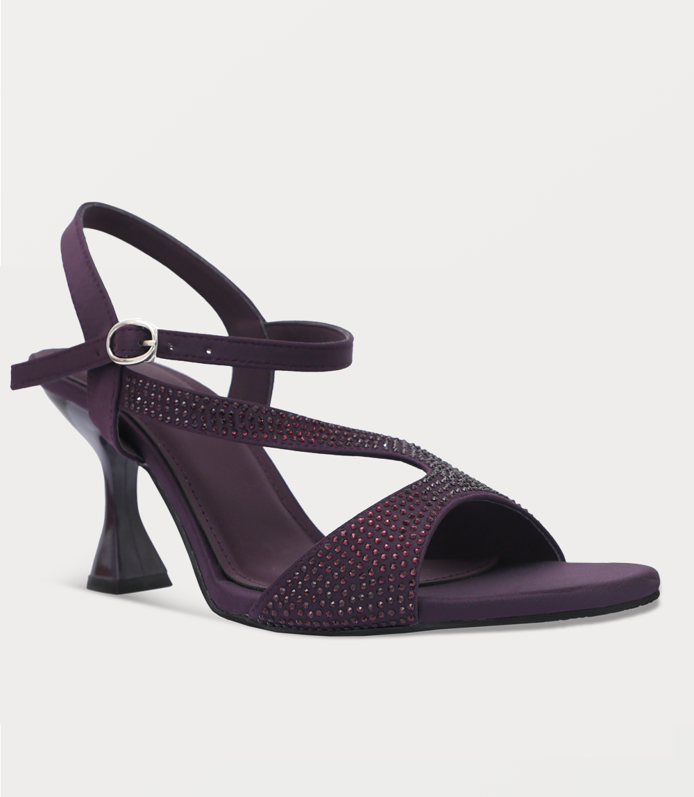 Women Sandal Heels-PLUM
