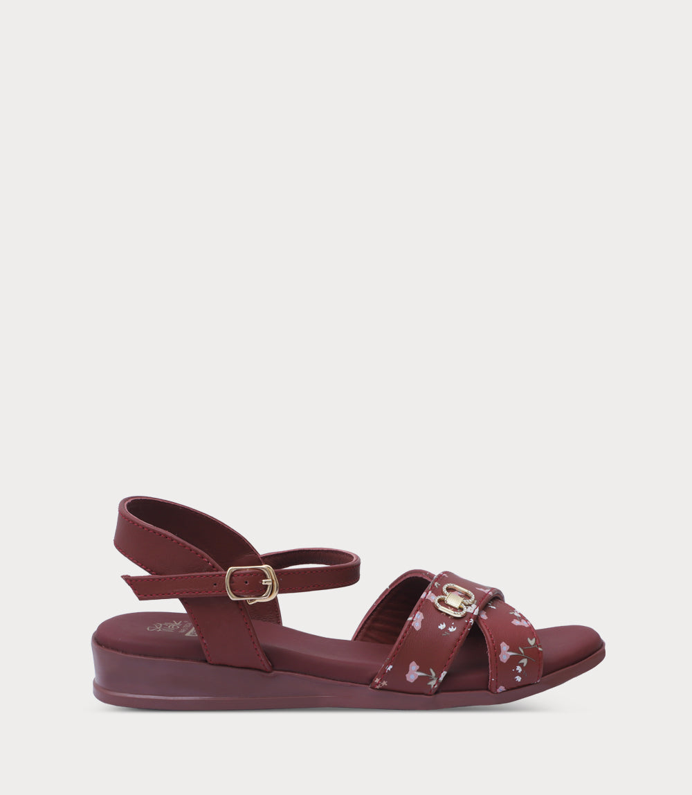 Women Comfort Sandal-MAROON