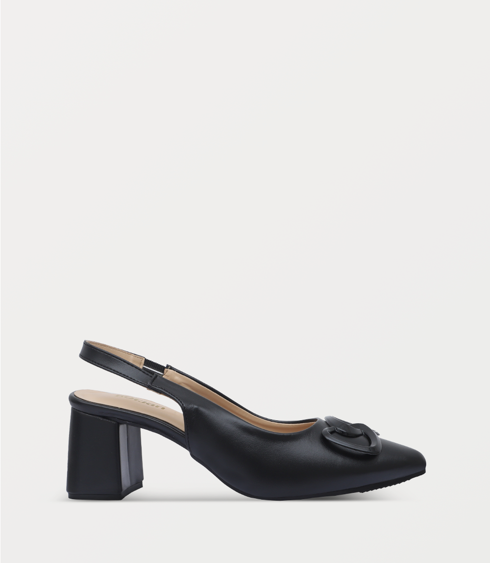 Women Sling Back-BLACK